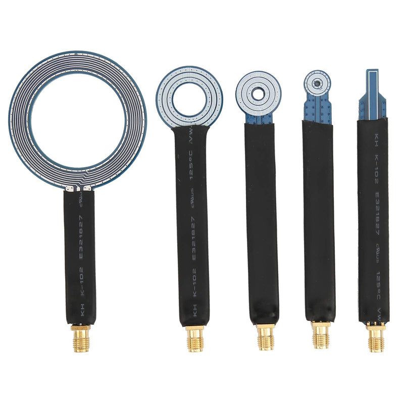 5Pcs Near-Field Magnetic Field Probes Practical Conduction Probe Antennas EMI SMA Conduction Radiation Test Antennas for Wide-Point Testing