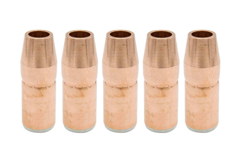 Nozzle For N-M1218C 1/2" ID 1/8" Recess AccuLock MDX Fits Miller MDX-250 Mig Gun (5-PK) 5-PK