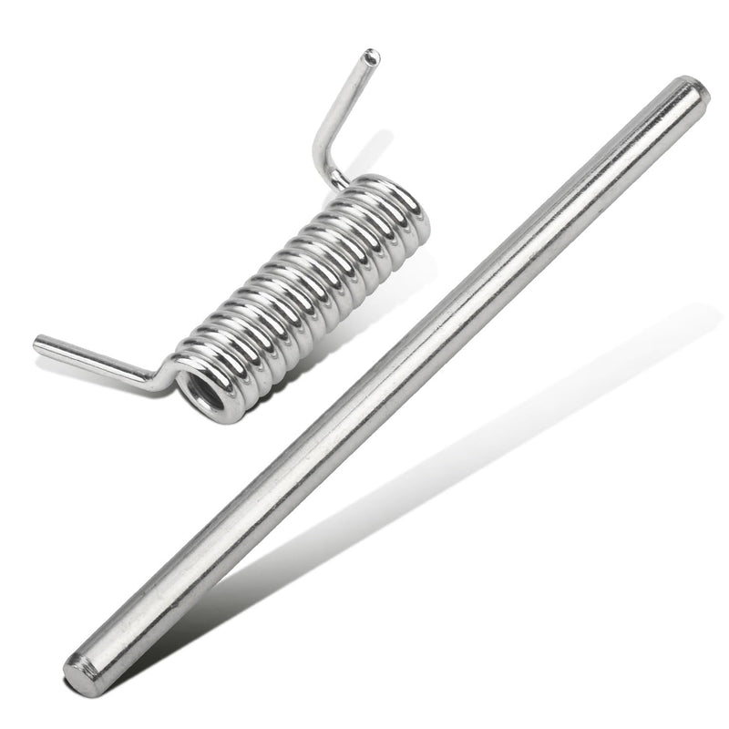 Chute Pin 747-0710A + Torsion Spring 732-1014C, Compatible with MTD Craftsman Troy Bilt, Fits Used on 987-02516 731-07131 (1) 1