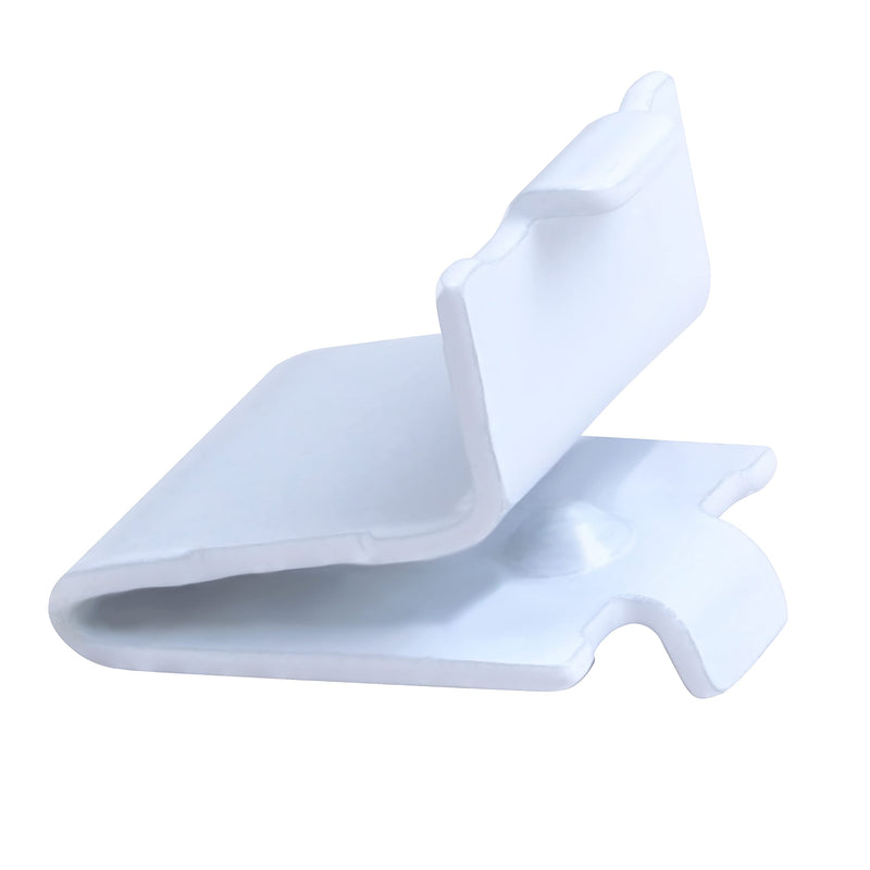 20 Pack Rok Hardware Adjustable Steel White Pilaster Shelf Support Clip 20