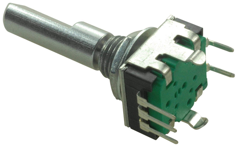 Bourns Rotary Encoder Incremental 24 Detents with Momentary Push Switch 24 PPR Vertical Mechanical-6pack (PEC11R-4215F-S0024)