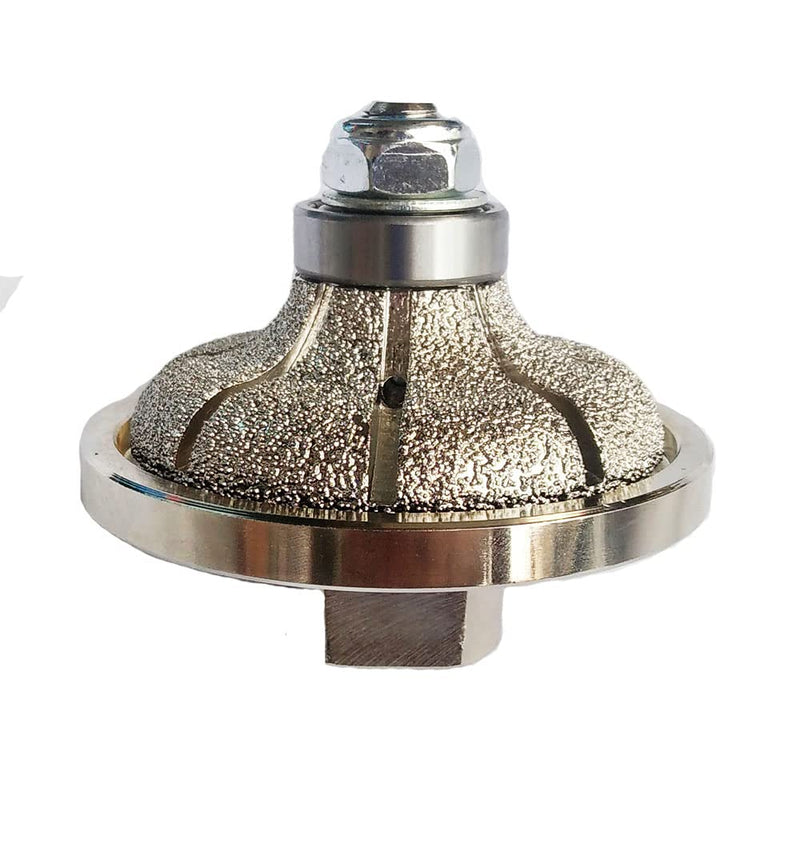 F20 Ogee Edges Vacuum Brazed Diamond Hand Profile Wheel with 5/8-11 Thread | 3/4 Inch Router Bit for Granite Concrete Marble Countertop