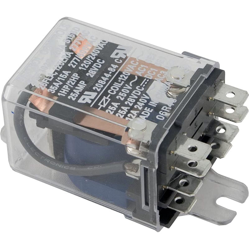 20844-84 Relay, DPDT, 30A, 115v, Coil, Dustcover