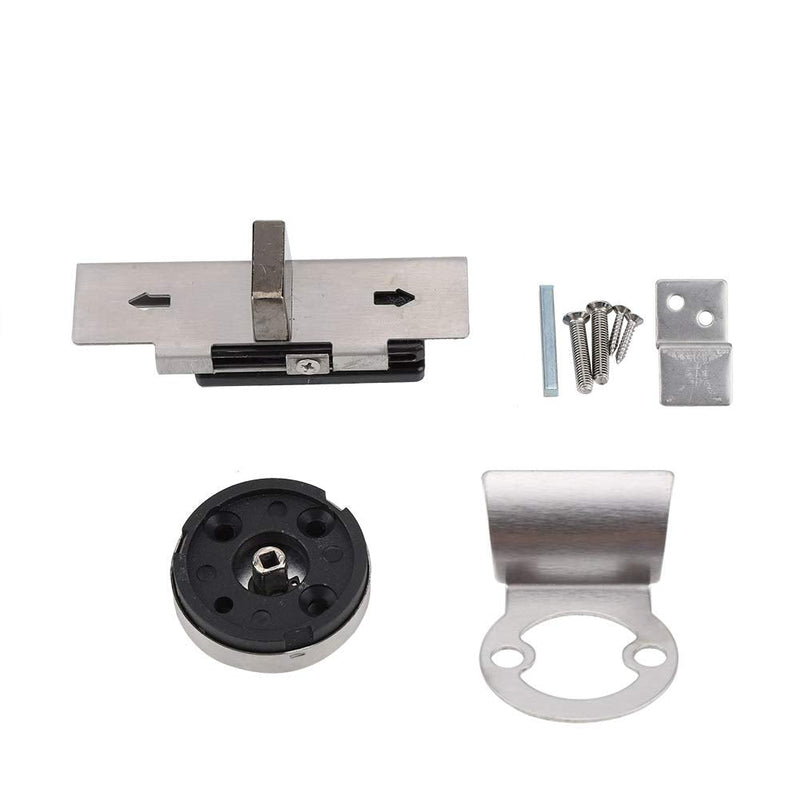 Door Lock Indicator, Indicator Deadbolt Toilet Bathroom Lock Vacant/Engaged Chrome Partition Door (Satinless Steel)