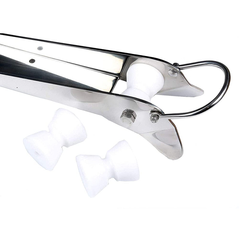 MIZUGIWA Anchor Roller Replacement White Acetal Wheels 2PCS