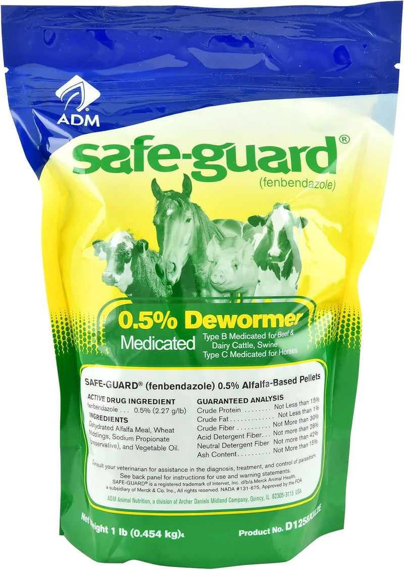Safe Guard Pellet Multi Species 0.5% Dewormer 0.454kg