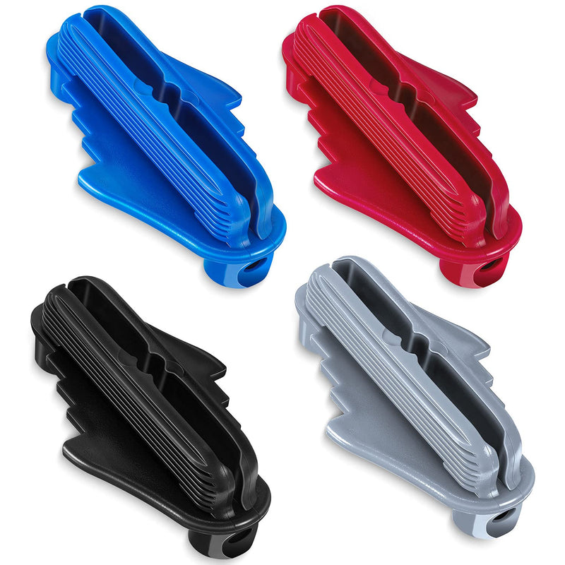 4 Pieces Center Scriber Center Marking Tool Line Scriber Woodworking Offset Marking Finder Wood Scribe Marking Gauge Line Positioning Measuring Ruler for Carpentry DIY, 4 Colors