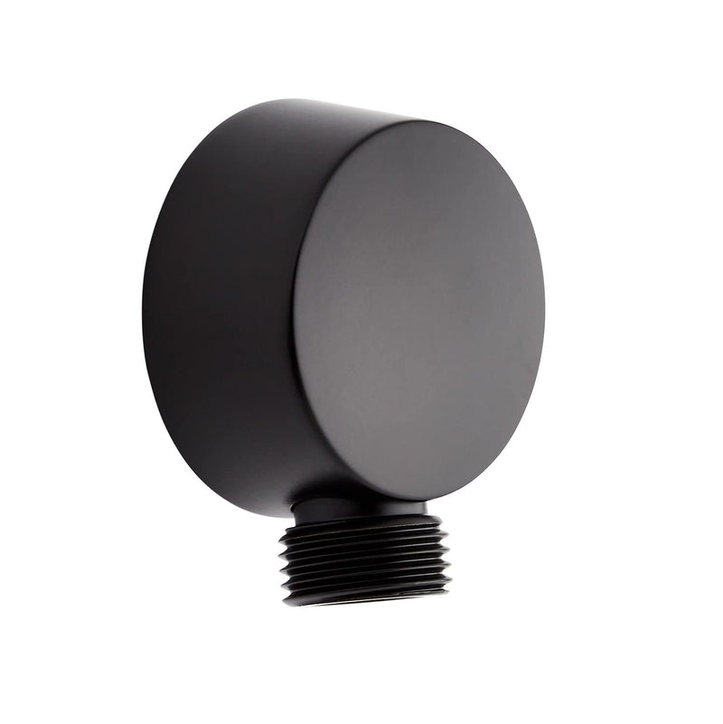 Signature Hardware 456474 Shower Elbow, Matte Black, Brass, 2-Inch Width, 2-3/8-Inch Height