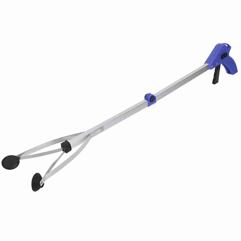 Garbage Picker Litter Picker Trash Grabber for Garden Leaves Waste Pick Up Tool(Blue Handle)