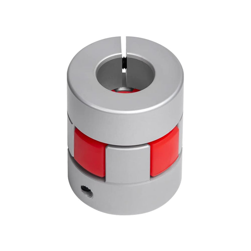 Aluminium Plum Flexible Shaft Coupling Diameter 25mm Length 30mm Connector Flexible Coupler for 3D Printer CNC Machine and Servo Stepped Motor (D25 L30, 10-10mm)