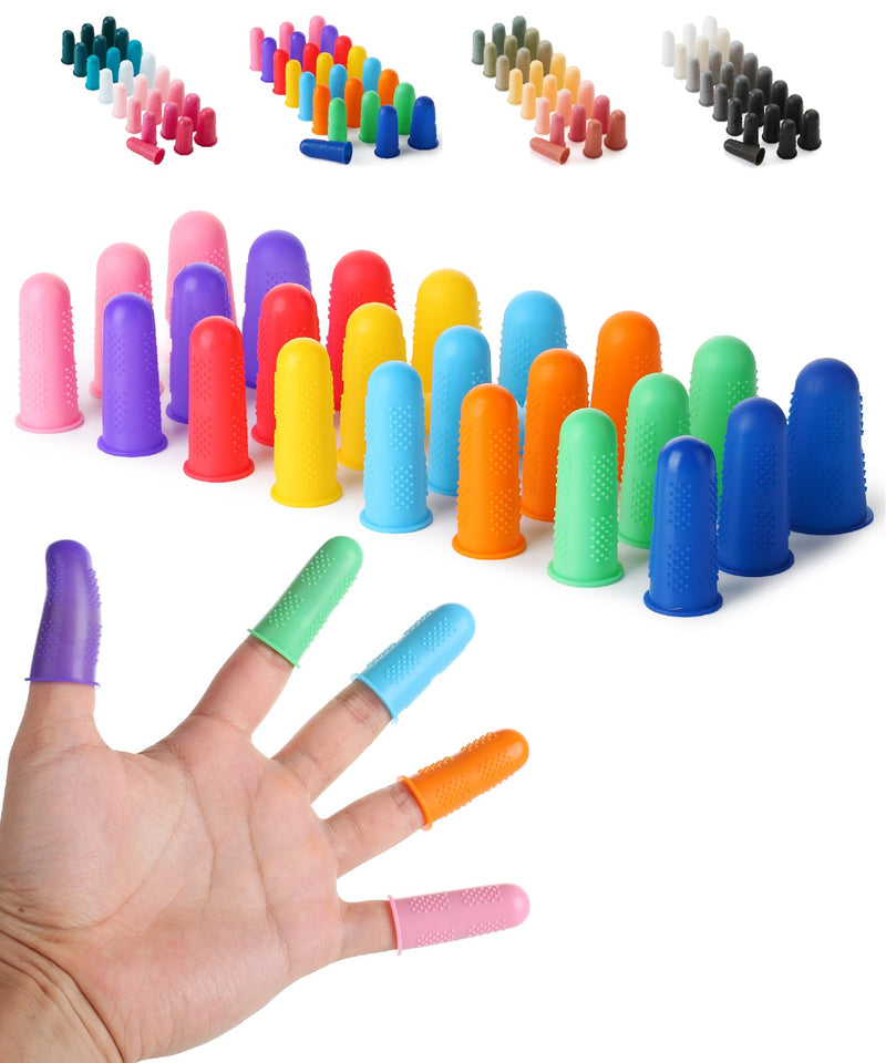 Mr. Pen- Hot Glue Gun Finger Protectors, 24 pcs, Silicone Thimble Finger Guard for Hot Glue Multi-color