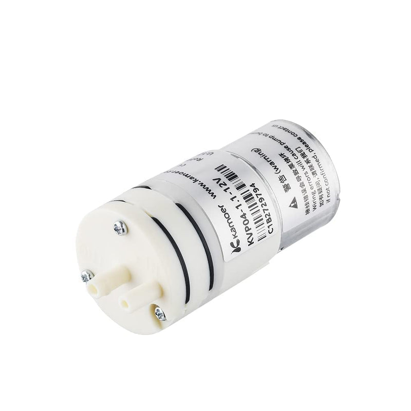 Kamoer KVP04 small vacuum pump 12V micro air pump brushless motor | PWM Speed Control High Negative Pressure(40Kpa) Long Life Mini Diaphragm Pump 1.1L/min 320MA