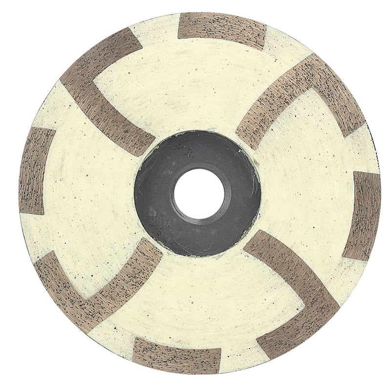 YIJING 4" Diamond Resin Filled Grinding Wheel Diamond Cup Wheel Fine Grit with Thread 5/8"-11 for Grinding Stone,Concrete