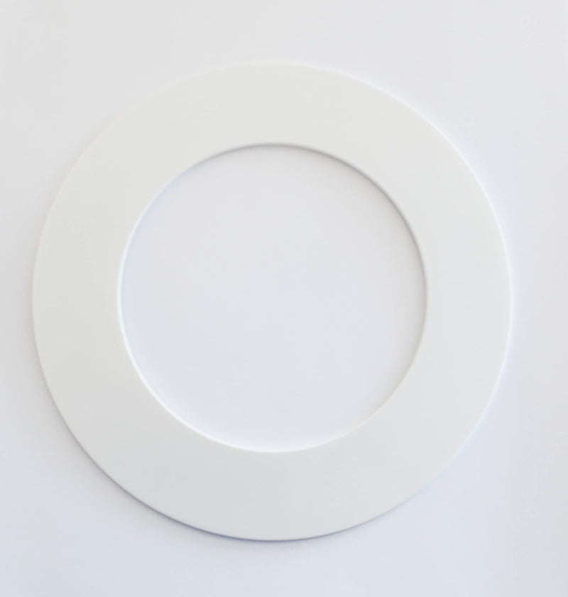 Plastic 4.25" Light Trim Goof Ring for 4" Inch Lighting Fixture Recessed Can (1, Off-White) 1 White