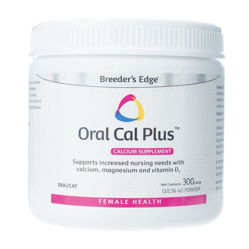 Revival Animal Health Breeder's Edge Oral Cal Plus Powder- Calcium Supplement for Dogs & Cats- 300gm - PawsPlanet Australia