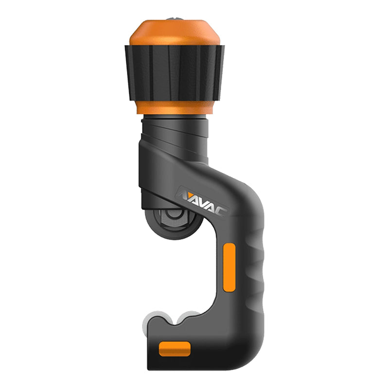 NAVAC NTC12 Tube Cutter | 1/8" to 1-1/4" Outside Diameter | 2 Sharp Cutting Blades | Ball Bearing Feature | Aluminum Alloy Copper Tube Cutter | 1 Year Warranty 1-1/4 Max OD