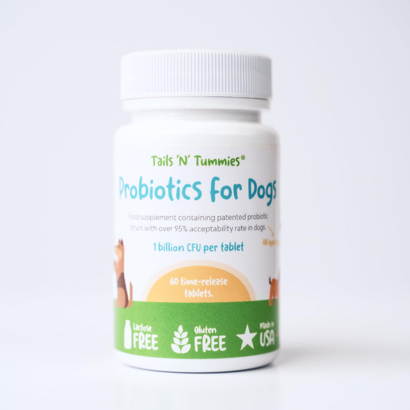 Probiotics for Dogs from Tails 'N' Tummies - Made with Minimal Ingredients to Alleviate Allergies, Diarrhea, Infections, & More - PawsPlanet Australia
