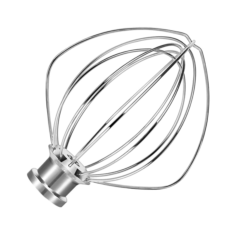 KN256 Stainless Steel Wire Whip for Bowl-Lift Mixer 6 Quart Bowl, 6 Wire Whisk Fits for Professional 600, KP26M1X,KD2661X,KP2671X,Pro 6500,Heavy Duty, Dishwasher Safe, Balloon Whisk KV25 KP25 KP26 KL26 KT26 KSM55/60 KSM6521