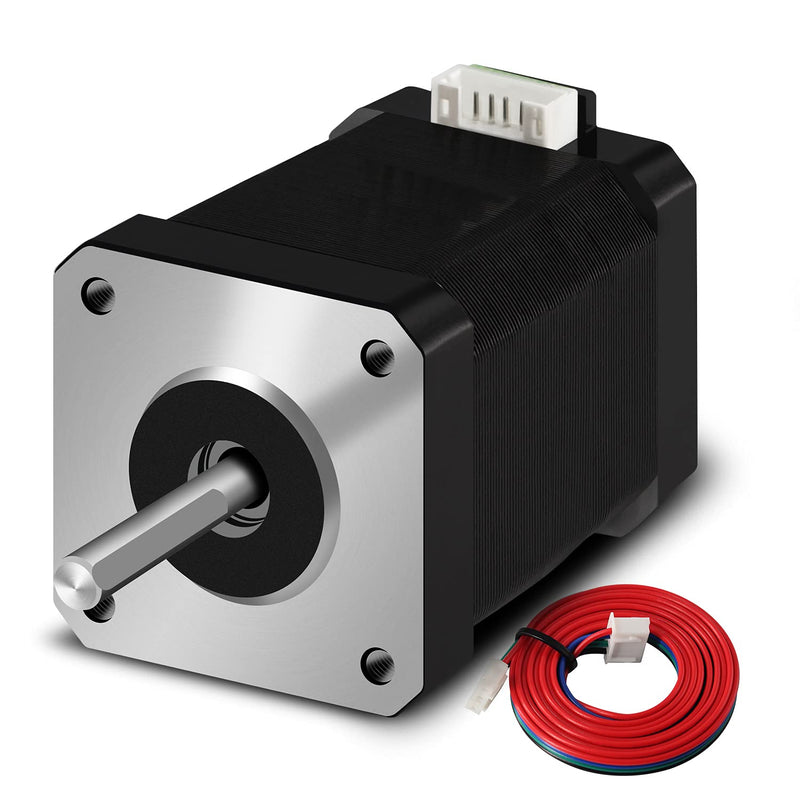 Nema 17 Stepper Motor 42x60mm 2.1A 2 Phase 4 Wires 1.8 Degrees with 1Meter Cable for 3D Printer Motors 42-60