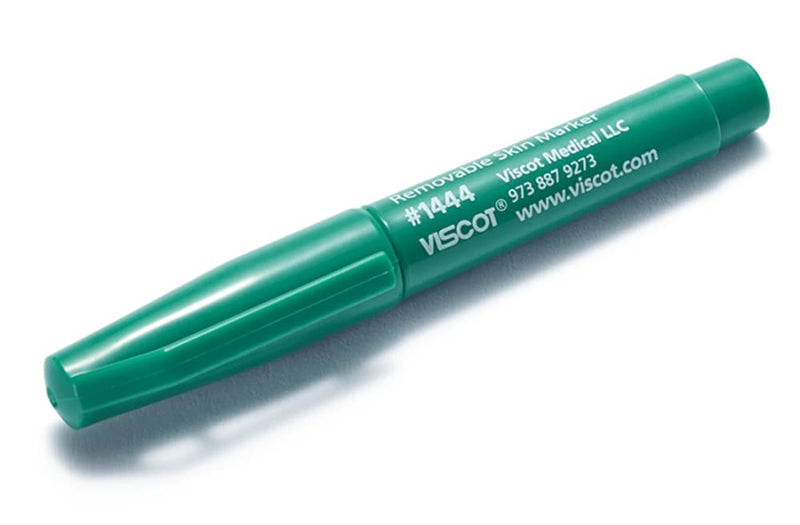 Mini EZ Removeable Ink Skin Marker Green 10 Pack