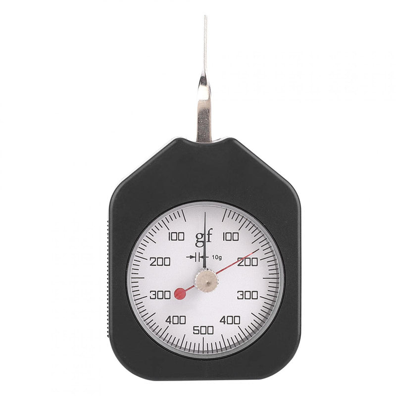 Spring Tension Gauge,SZG Dial Tension Gauge Meter with Dual Pointer Tensionmeter for Pull Pressure Testing SZG-500-2 Rotational for Relay Contact Pressure Electronic Switch