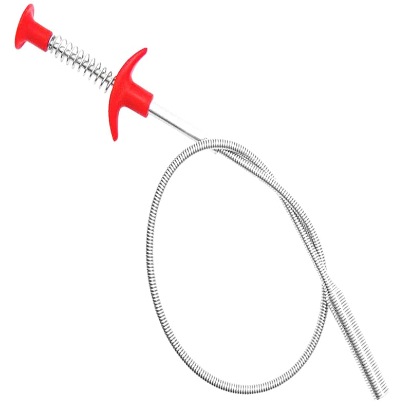 ALINNA Flexible Grabber Claw Pick Up Reacher Tool with 4 Claws Bendable Hose Pickup Reaching Assist Tool for Litter Pick, Home Sink, Drains, Toilet(24 Inches) 1 Pack
