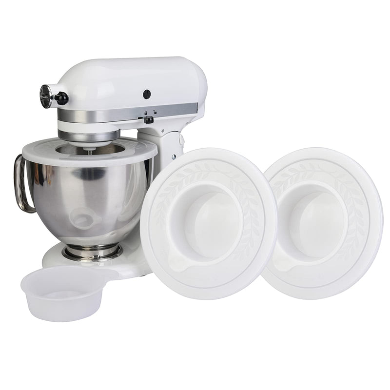 2 Pack Mixers Bowl Covers for KitchenAid 4.5-5 Quart Tilt-Head Stand Mixers Bowl Covers Lid Mixer Bowl Cover Pack of 2