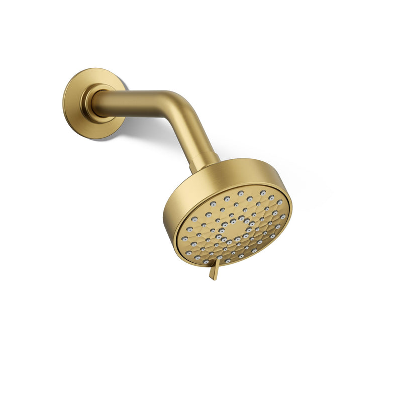 Kohler 72418-G-2MB Awaken® G90 Three-function showerhead, 1.75 gpm, Vibrant Brushed Moderne Brass G90 Multifunction Showerhead
