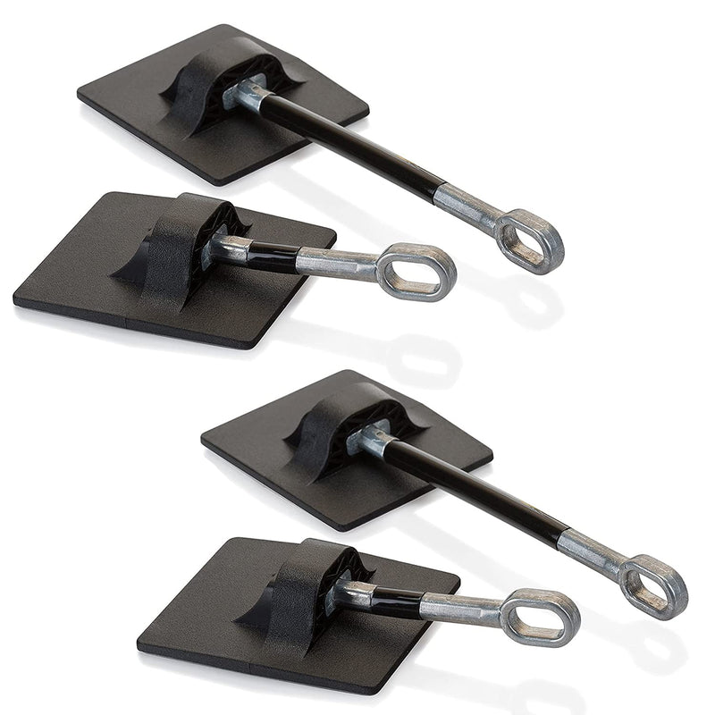 2-Pack Refrigerator Lock (2-Pack, Black Without Padlock) 2-Pack, Black Without Padlock