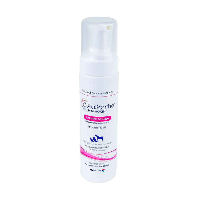 CeraSoothe® Pramoxine Anti-Itch Mousse 6.8oz - PawsPlanet Australia