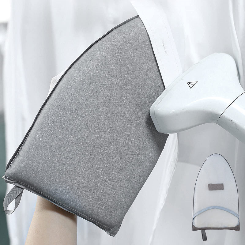 CINPIUK Garment Steamer Ironing Gloves Anti Steam Glove Heat Resistant Garment Steamer Mitt, Garment Steamer Accessories for Clothes Grey 1