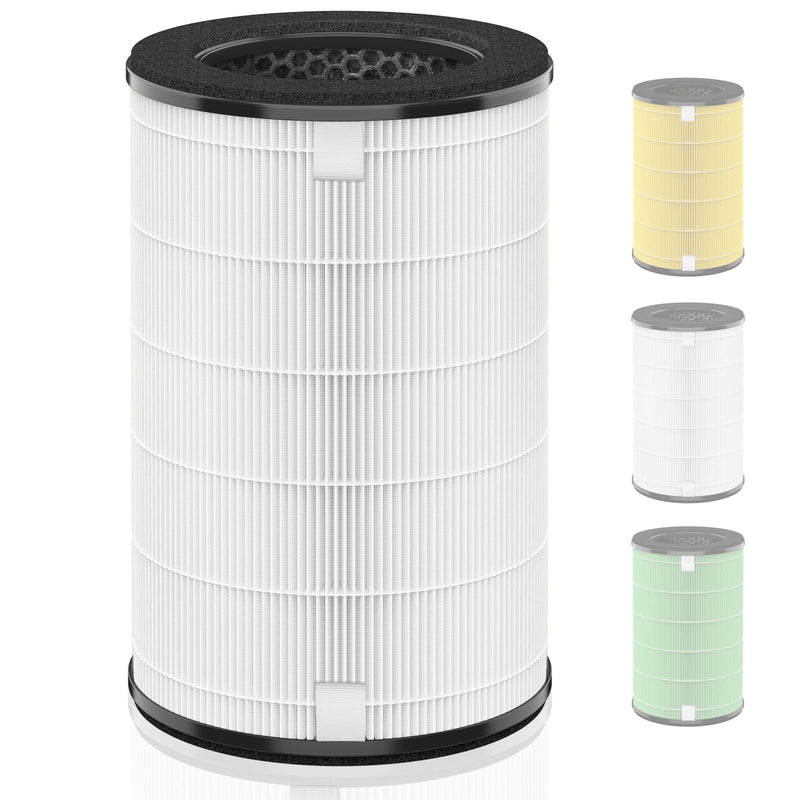 AP-T45 AP-T40FL Filter Compatible with HoMedics Air Purifier Filter 1461901 AP-T40 (White,1-Pack)