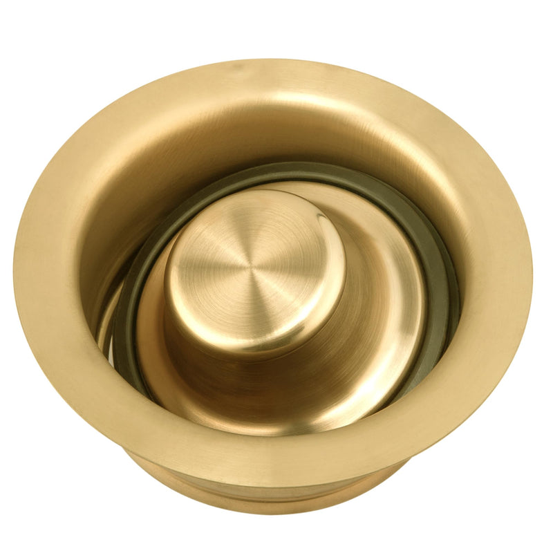 Artiwell Sink Garbage Disposal Flange and Stopper, Universal Flange Fit for 3-1/2 Inch Standard Sink Drain Hole, Kitchen Sink Replacement Accessories, Sink Garbage Disposer Kit (Champagne Bronze) Champagne Bronze