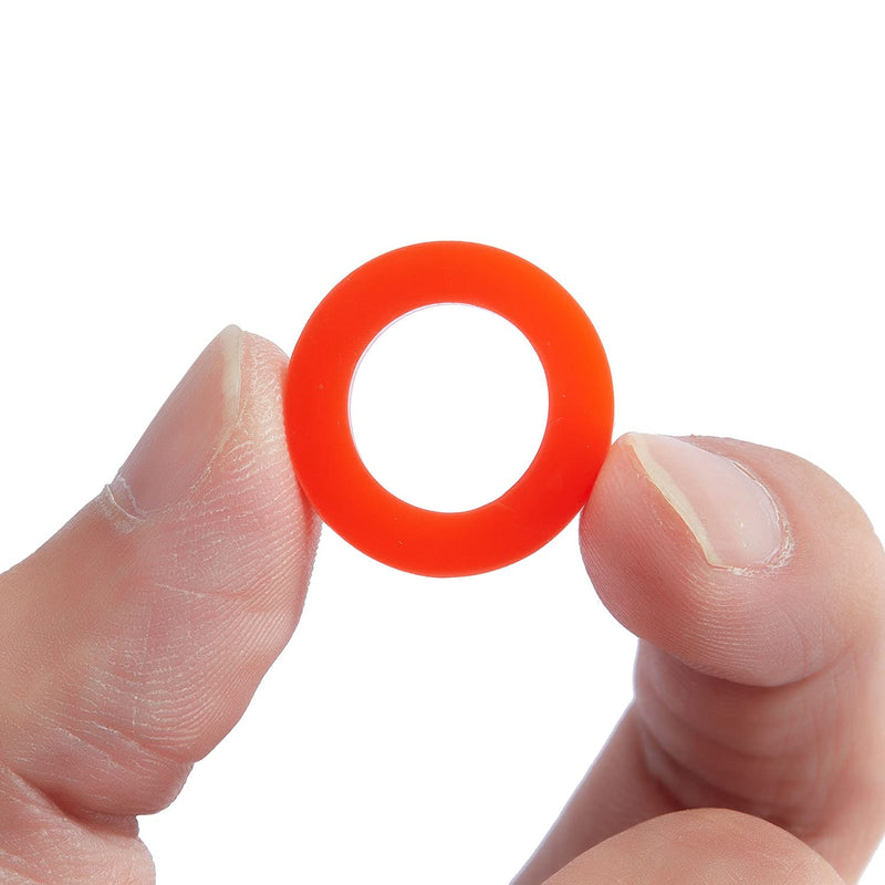 30PCS Beer Washer,Keg Tap Line Washer Red Silicone(Better Than Rubber) Coupling Gasket for Beer Seal 30 PCS