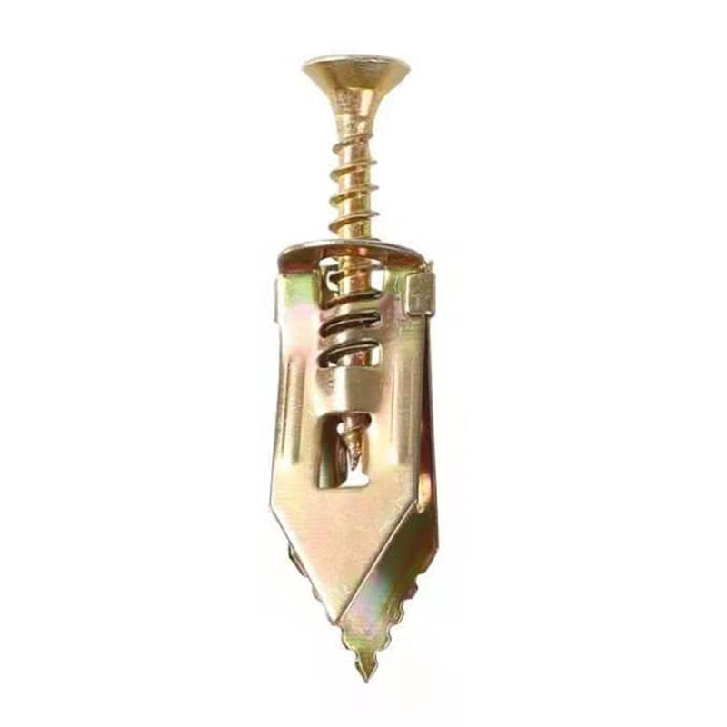 Expansion Screw Sleeve - 50 Set Hammer Driver Anchor with Screw Nail-in Drywall Plaster Fixing Expansion Anchor Bolt (50)