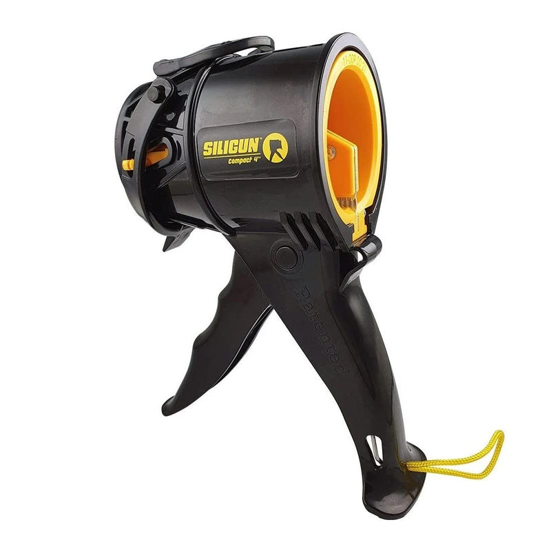 SILIGUN™ Gen-1 Compact Caulking Gun - No Drip Caulk Gun - Patented Design - Lightweight ABS Frame - Works with All 10 oz Tubes