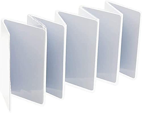 10 Pack 1K RFID Smart Intelligent Cards Compatible with Mifare Classic 1K 13.56MHz 14443A Card White Card Hotel Key Cards Access Control Card Printable on Card Printers CR80 3 3/8" x 2 1/8" 10pcs