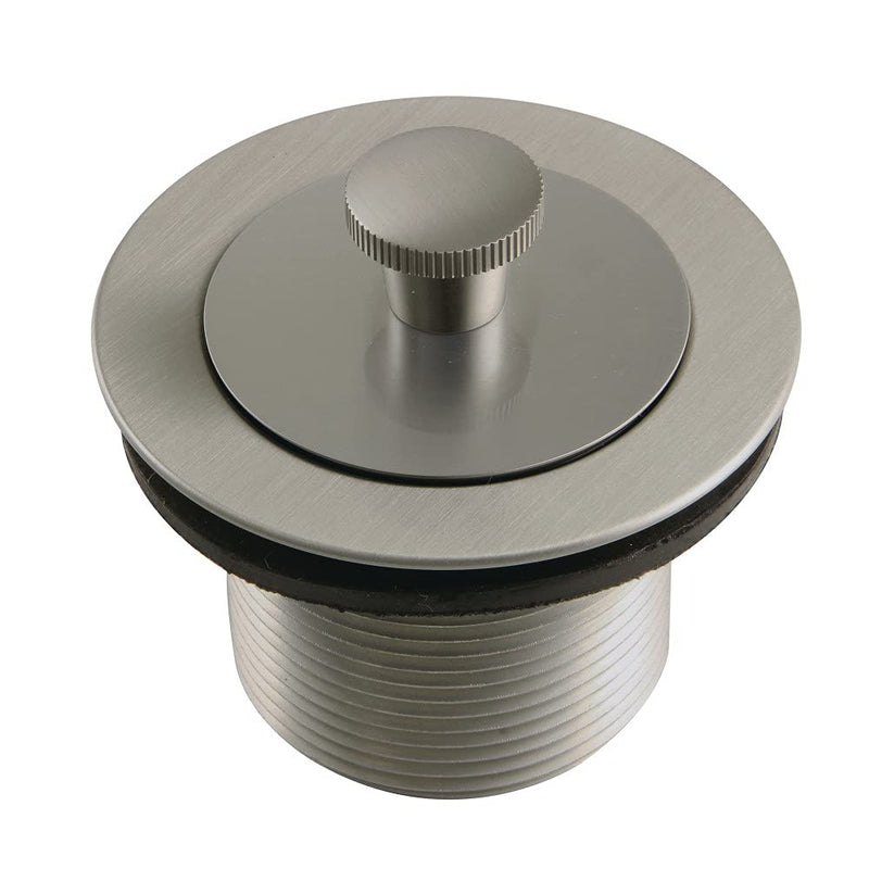 Kingston DLL218 Brass Lift and Turn Tub Drain, Brushed Nickel