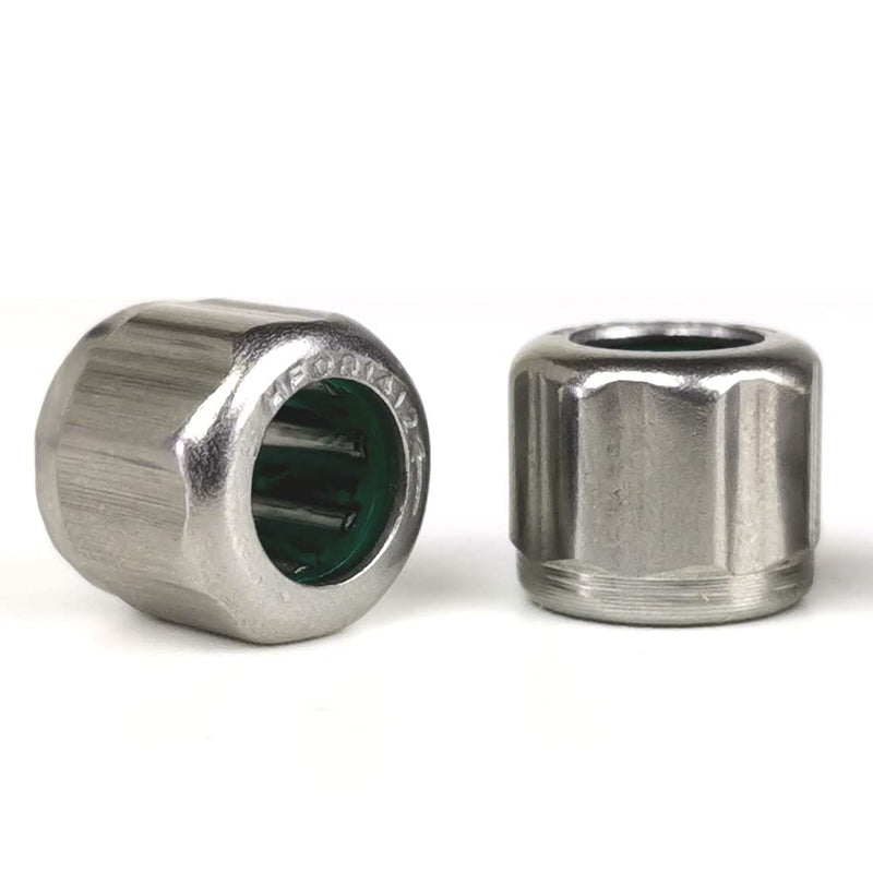 One Way Bearing HF081412 Needle Roller Bearings 8 mm Bore 14 mm OD 12 mm Width mop Bearing (2PCS)