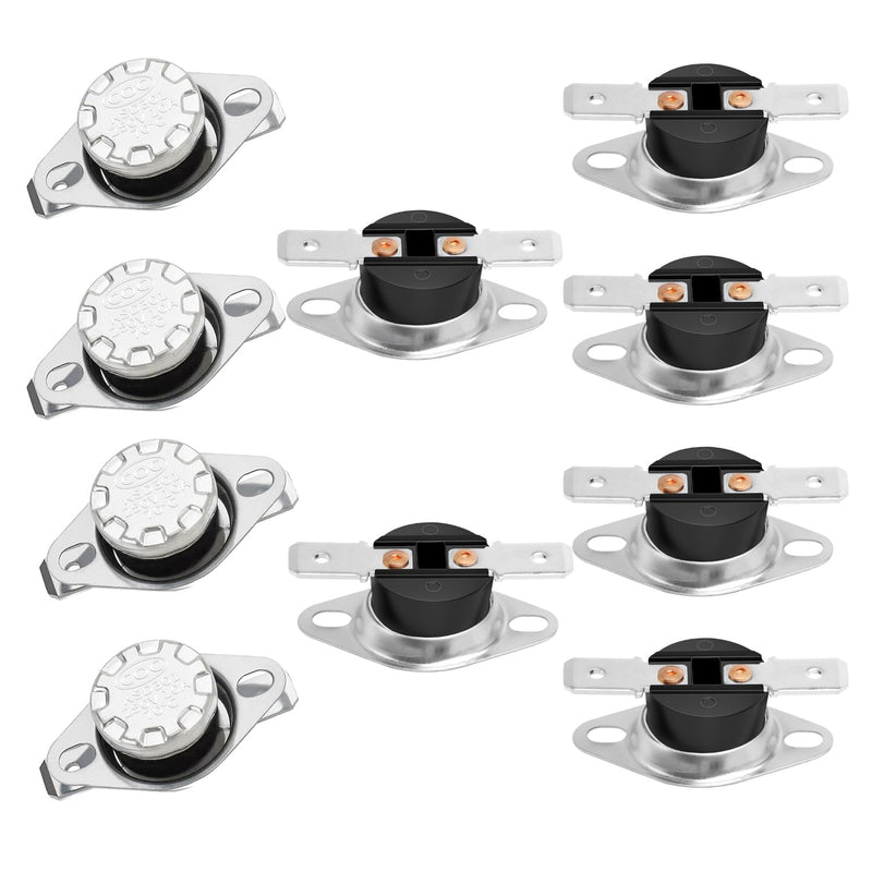 Thermal control switch Aopin KSD301 normally closed NC 70 degree 250V 10A thermostat temperature switch 10 PCS 70℃ Nc