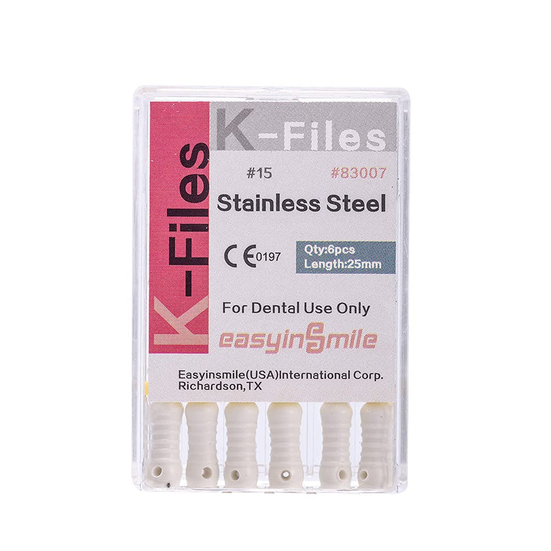 Dental Endo Hand Use K-Files 25MM Endodontic Stainless Steel Files (15#) 15#