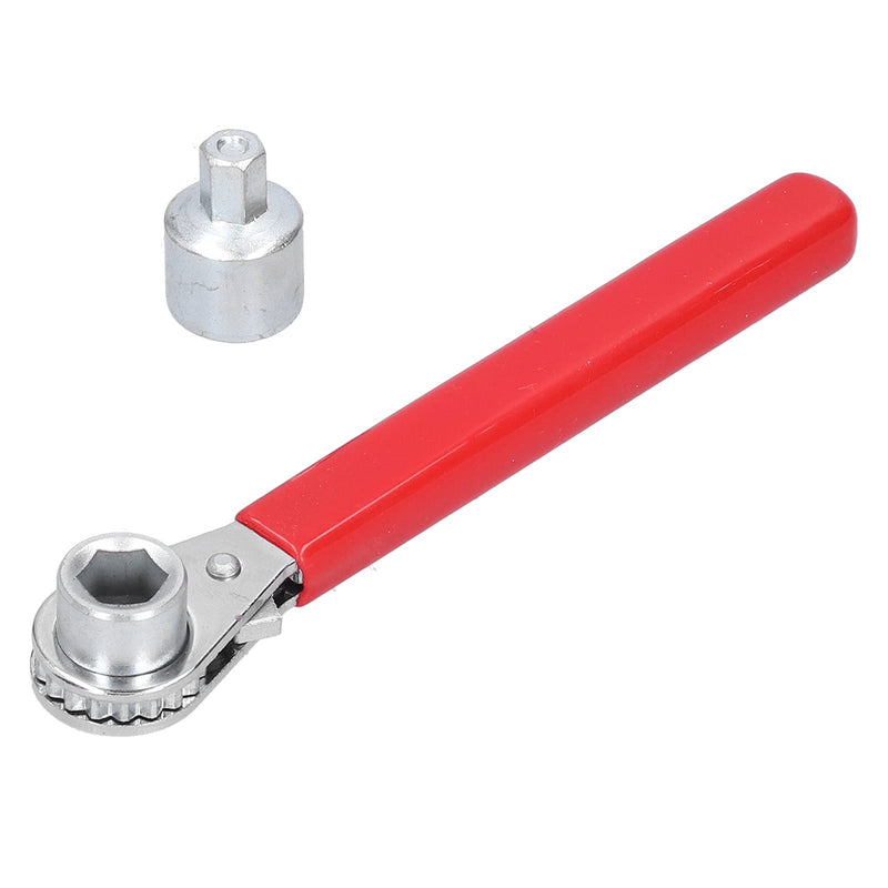 01 Ratchet Wrench, Battery Terminal Ratchet Wrench Non‑conductive Thick Vinyl Handle 5/16in 0.4in Battery Terminal Ratchet Wrench for Home for Car