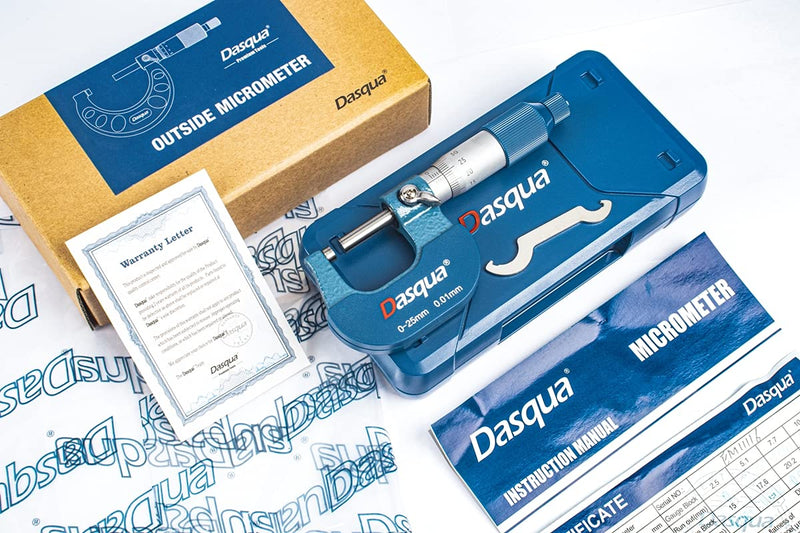Dasqua 4111-6405 0-25Mm Outside Micrometer