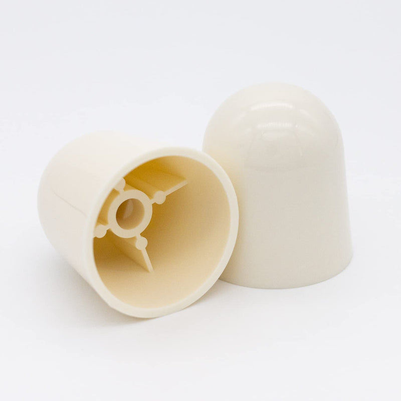 Stinky John's Tall Toilet Bolt Caps - Universal Fit with a Round Top - Almond Colored Caps - 2 count (1 package) 2.0 - NewNest Australia