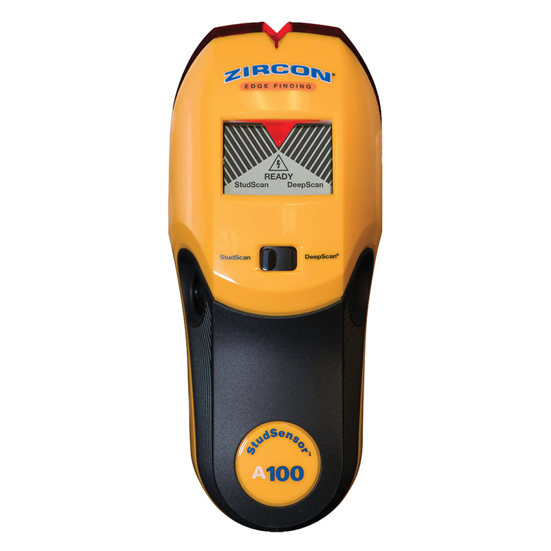 Zircon StudSensor A100 Wall Scanner and Center/Edge Locating Stud Finder with WireWarning Detection Edge Finding - NewNest Australia
