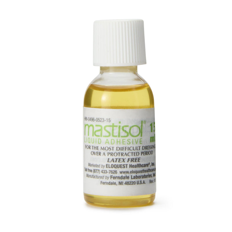Ferndale Mastisol Liquid Adhesive in 15 mL Bottle, Unit Dose, Latex Free, Each Ferndale Model: 0496-0523-15