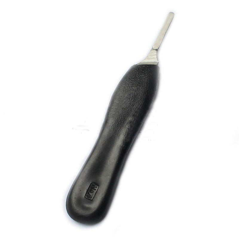 Scalpel Handle #4, Black Plastic Grip - Fitting Blades #20 Thru 24