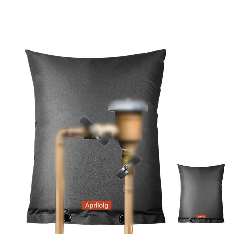 Backflow Insulated Cover, Outdoor Pipe Insulation Covers Winter Freeze Protection, Insulation Pouch for Water Sprinkler Valve Box, Meter or Controller Backflow Preventers16"W x 20"H Black 16"W x 20"H