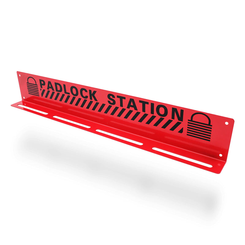 TRADESAFE Lockout Tagout Locks Station - Loto Station for Safety Padlocks, Loto Locks Rack Holds up to 20 Lockout Locks, No Loto Lock Included 20 padlocks (Unstocked)