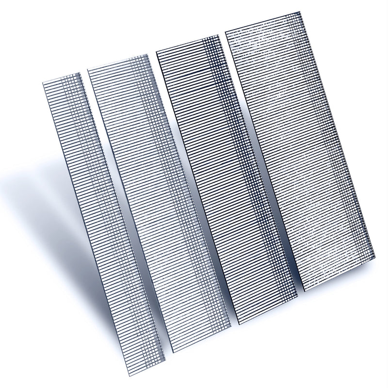 18 Gauge Brad Nails 4 Sizes (2",1-1/2",1-1/4",3/4") Galvanized 18 GA Nail Gun Nails Assorted and Small Finishing Nails for Pneumatic, Electric Brad Nailer (Assembly 1000) Assembly 1000
